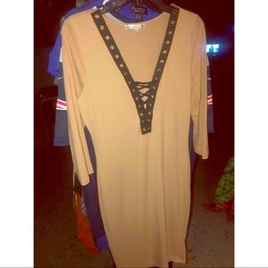 Tan Dress
